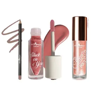 Italia Deluxe Mix and Match Your lip combo- Lip Liner, Stain, and Lip Gloss bundle