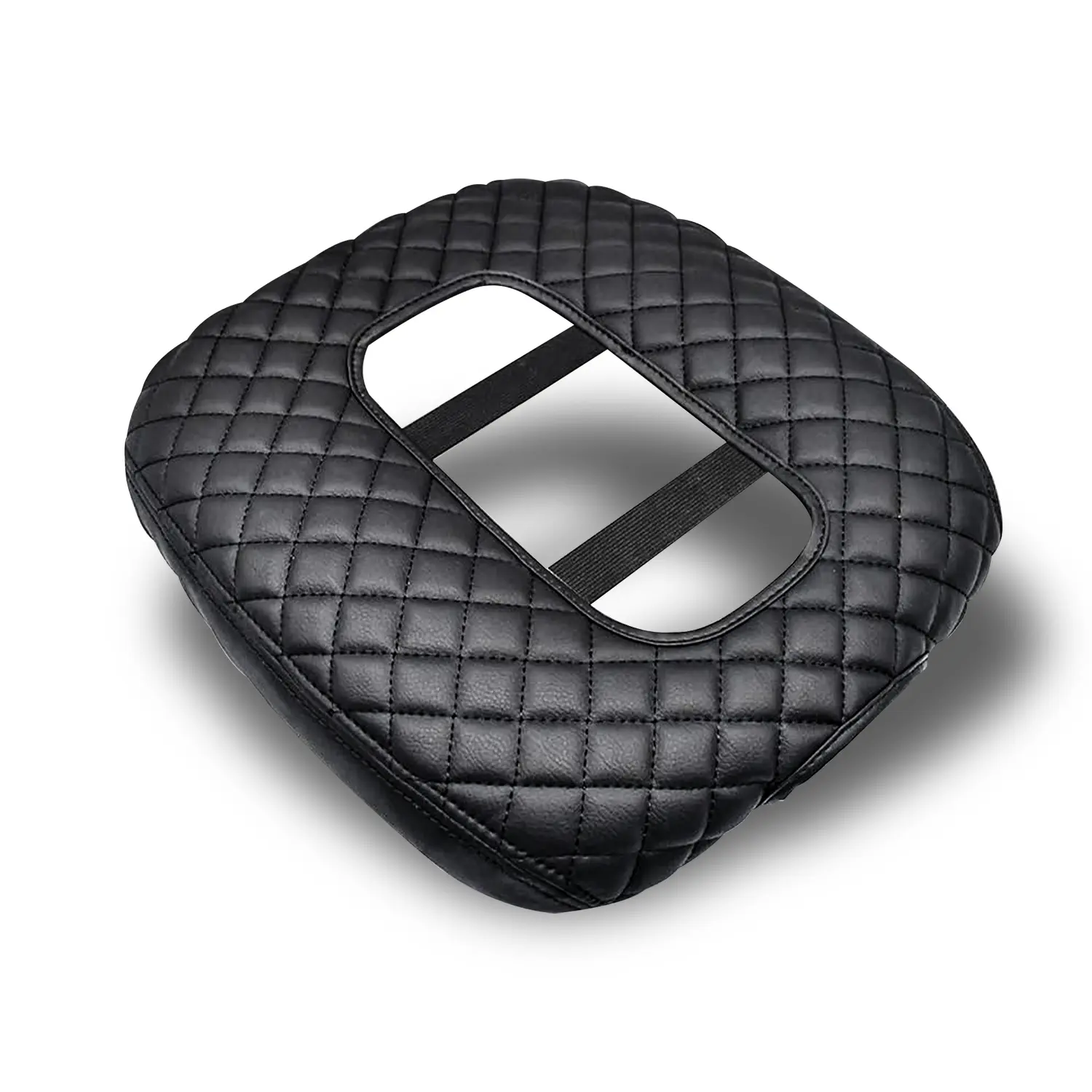 Leather Center Console Lid Protector, Perfect-Fit Vehicle Accessory for 2019-2025 Chevy Silverado/GMC Sierra Owners