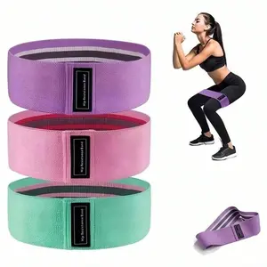 Leg & Hip Lift Anti-Slip Resistance Band, High Elastic Multi-Layer Stretch Design, Suitable for Squats, Fitness, Yoga, Home Gym