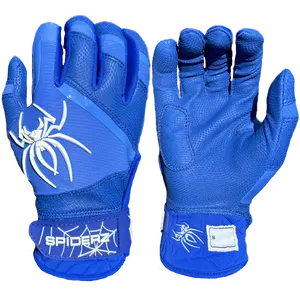 Spiderz PRO PREMIER Batting Gloves - Royal Blue/White