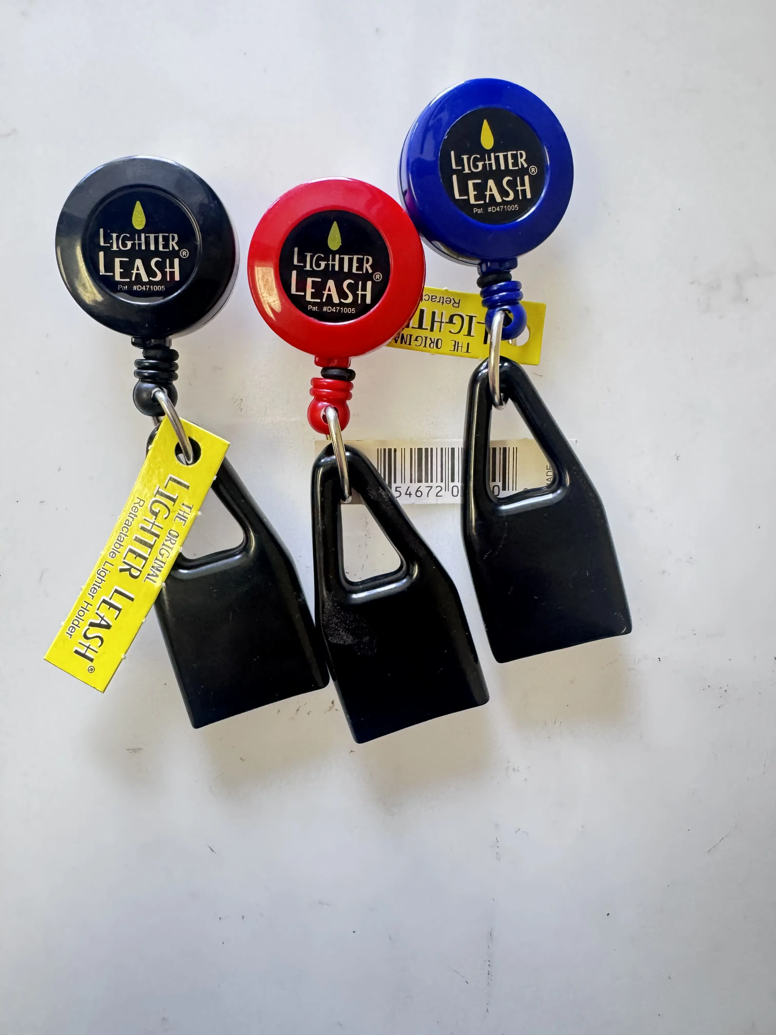 Lighter Leash Plastic Lighter Keychain Set - 5-Pack Fashion Accessories with Keychain Charm, Charm Decoration, Classic & Colored Designs, Charm Decoration Keychains