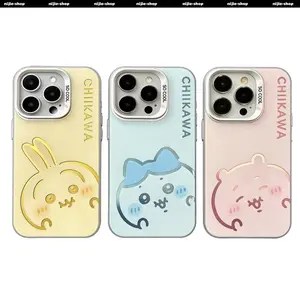 Cartoon Cute Couple Style C-Chiikawa  Phone Case For iPhone 17 16 15 14 13 12 11 Air Pro Max Plus & Samsung Galaxy S26 S25 S24 S23 S22 S21 Ultra Plus Fe - The Fashionable Design Phone Case Best Christmas Gift