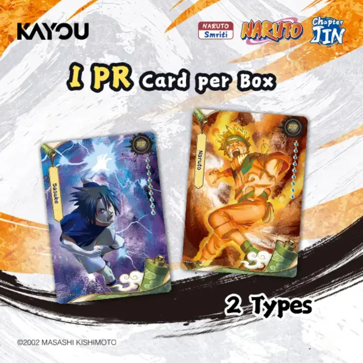 KAYOU NARUTO-Smriti Collectible Cards-Chapter Jin-003A-NA-Series 3