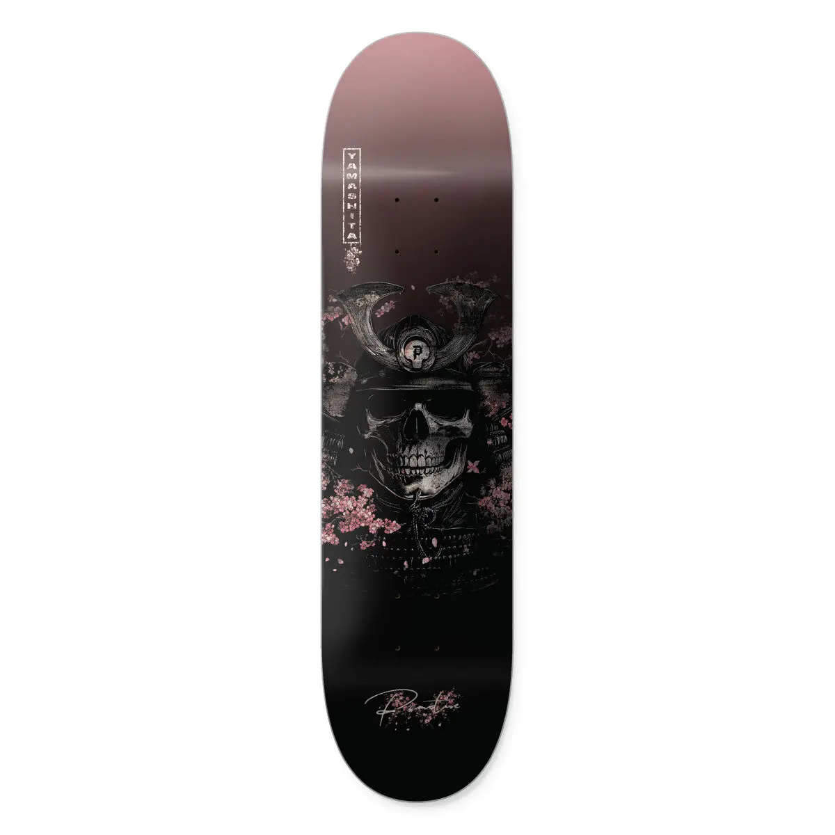 Primitive Yamashita Ronin Skateboard Deck, 7-Ply Maple Wood Digital Print Concave Deck, Available in 8.0" x 31.75" & 8.625", 14.125" Wheelbase, 7 Ply North American Hard Rock Maple