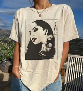 Vintage Sade Singer Shirt, Love Deluxe Album Music Tour Graphic Tee
