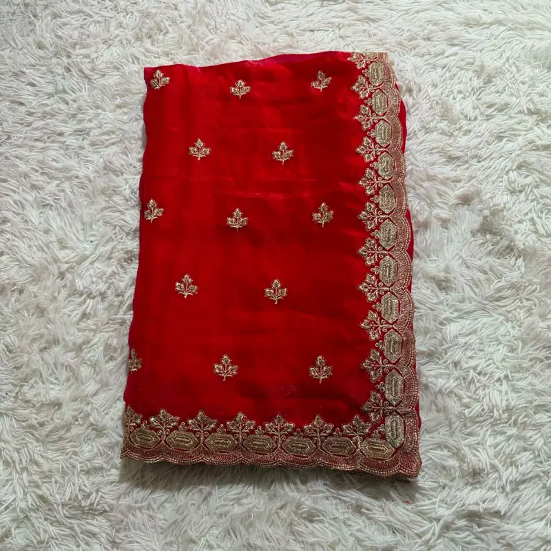 Fandy Silk Saree with Perfect Picco Work, Versatile for Weddings, Festivals and Casual Gatherings