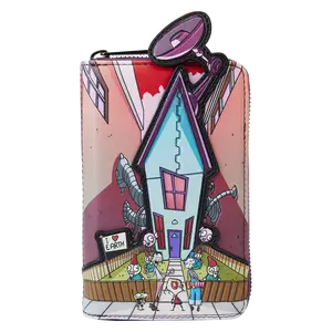 Invader Zim Secret Lair Zip Around Wallet