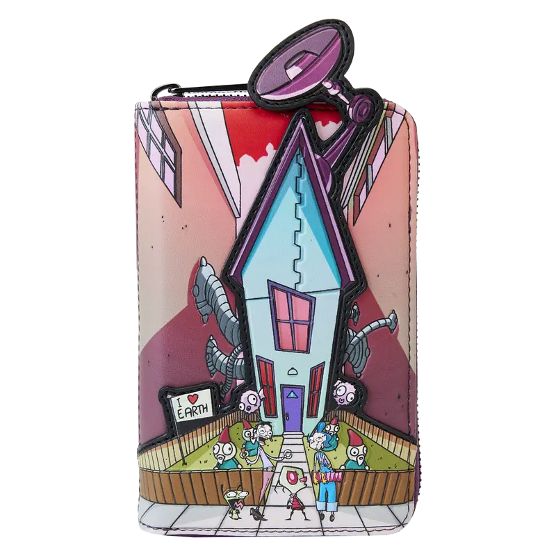Invader Zim Secret Lair Zip Around Wallet Invader Zim Secret Lair Zip Around Wallet