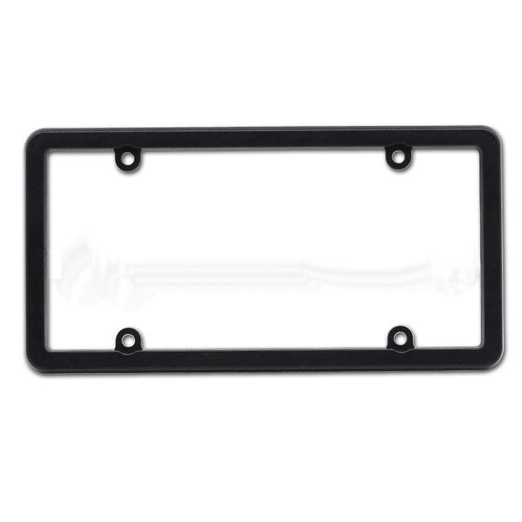 Modified US Standard Transparent License Plate Frame Plastic Metal Universal Car Brand Frame