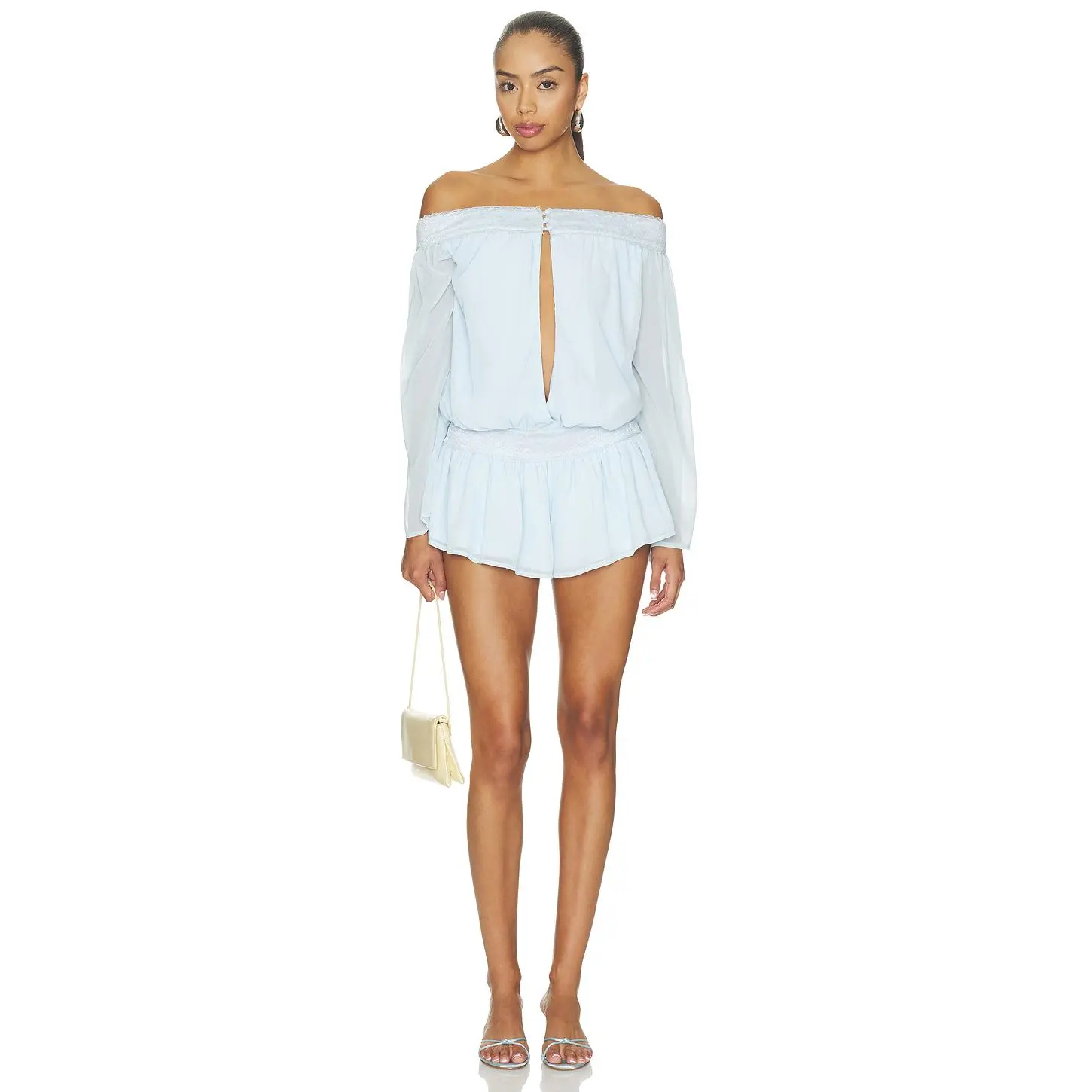 Tiger Mist Tessie Playsuit in Blue