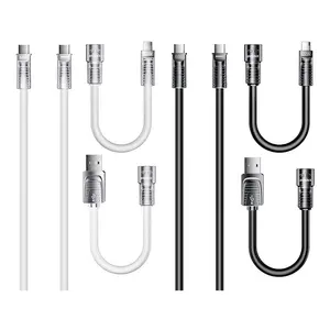 TLXT New Model Mobile Phone 60W Fast Charging Cable Cellphone Smartphone type  b  charger  type