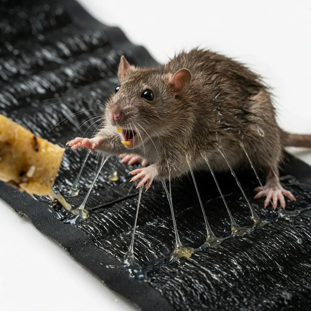 Super Sticky Rodent-Control Film (4pcs, 120x27.5cm) - Long-Lasting Adhesive Home Pest Control Traps, Mice Repellent Indoor, Rodent Repellent Indoor for Kitchen Corner