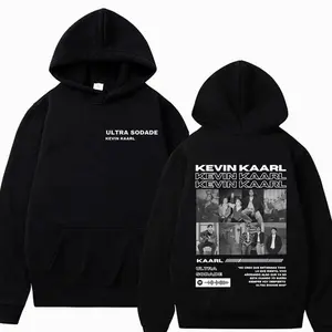 Rapper Kevin Kaarl Ultra Sodade Tour 2025 Cover Sweatshirts Men Women Fashion Retro Trend Hoodies Long Sleeve Unisex Pullover KJU