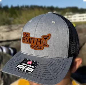Custom Wedding Leather Patch Hat – Wedding Hat – Newlywed Gift – Personalized Wedding Welcome Gift – Bachelorette Party Merch