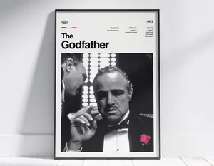 The Godfather Movie Poster, Vintage Retro Art Print, Wall Decor, Poster Print" Artistic Ornaments