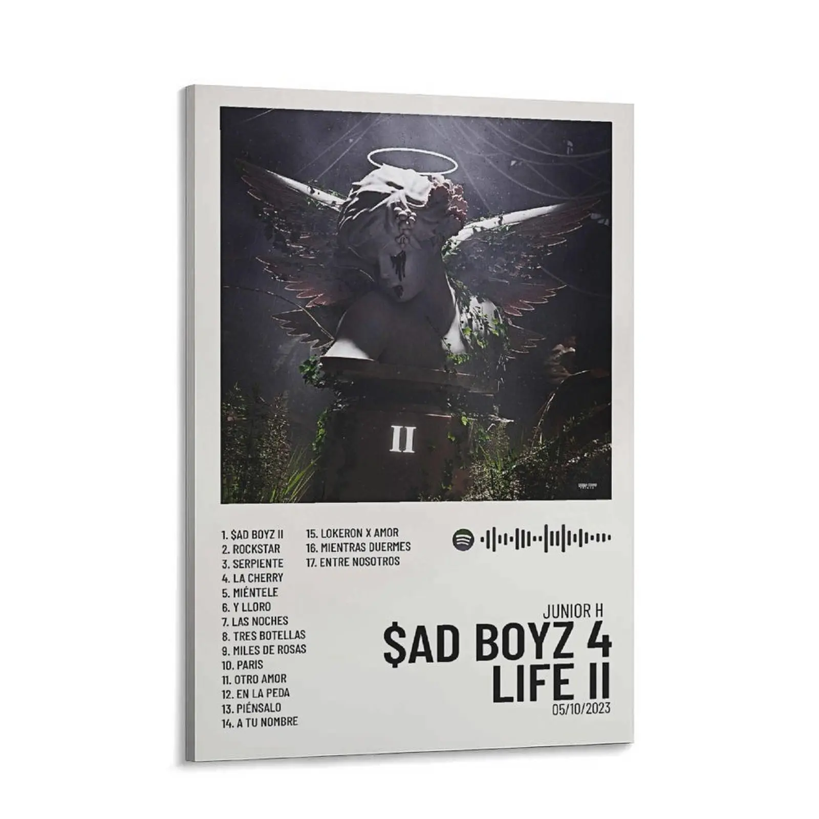 Sad Boys 4 Life II Music Album Artistic Canvas Poster - Printing Design, Graphic Wall Decor, Bedroom Items for Home Office Room Decoration, Holiday & New Year Gifts (Home Supplies)