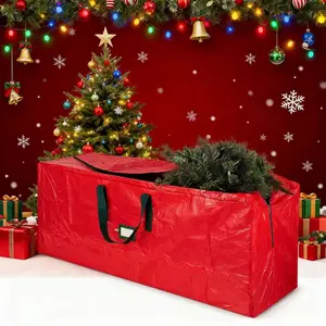 Large Tree-Shaped Storage Bag, Foldable Rolling Design with Handle and Zipper, Durable Gardening Supplies Organizer Box, Space Saving Bags