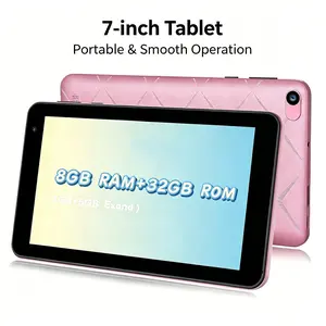 7-Inch Touchscreen Android Tablet P7, 8GB RAM (3gb+5gb Expandable), 32GB ROM, Compact Design, Includes Protective Case, New Condition