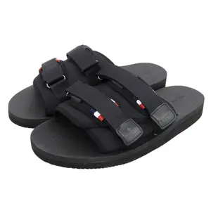 Pre-owned MONCLER Nylon Small Leather Goods SLIDE WORKS Sandals