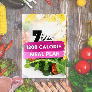 1200-Calorie Meal Plan Notebook - 7-Day Guided Journal for Healthy Low-Calorie Meals, Balanced Recipes & Daily Nutritional Tracking, Weight Loss Planner for Health Enthusiasts, Safe Fat-Burning Solution