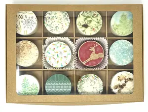 12 Pack BROWN Benty Boxes Set of 25