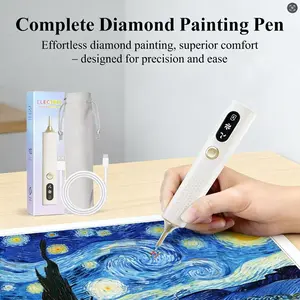 Electric Diamond Painting Brush, Wireless Suction Diamond Paintbrush, Rechargeable, Adjustable Suction Modes, Adult & Kids, Perfect Gift, Diamond Art Tool