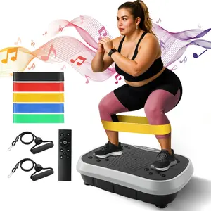 Vibration Plate  - Portable Home Fitness Equipment, Full-Body Exercise Platform, Speed Adjustment, Silent Vibration Technology, Muscle Firming, Suitable as a Gift