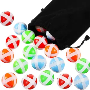 20 Pieces Sticky Balls for Fabric Dart Board, Dart Hook and Loop Safe Sport Balls Darts Accessories for Indoor and Outdoor Party