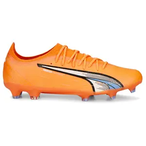 PUMA Mens Ultra Ultimate Soccer Cleats Cleated, Firm Ground, Turf - Orange