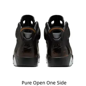 Steady Vintage Low-key Aura Wandering Moments Frozen By Glossy Gradient Brown-Black Delicate Leather Hidden With Glossy Gold Hardware And Hazy White Cushion Sole