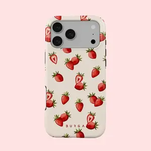 BURGA Freshly Picked iPhone 17 Pro Max Case – Luxury Fruit Aesthetic Shockproof Protective Designer Phone Cover with Glossy Finish