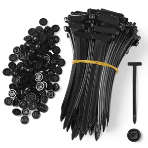 20/50/100Pcs Nylon Cable Tie Buckle Kit PA66  Windproof Tensile Strength: 50kg &Anti-Corrosion for Car/Home/industrial Cable Management-40°C-130°C Extreme Proof, Lifetime Supply Pack TTV  FathersDayGift daily repair Universal bundle