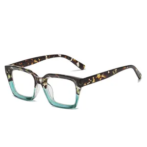 Cute Square Frame Eyeglasses, Basic Fashion Anti-blue Light Eyeglasses for Women & Men, Fashion Eyeglasses for Work, Daily Clothing Decor, Perfect for Student Daily Use summerwins