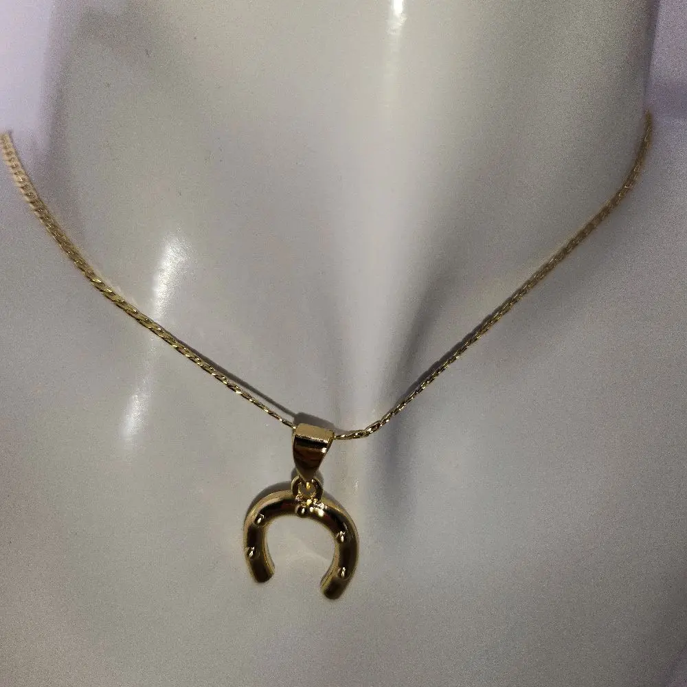 146 - Horseshoe Set 14K Goldplated