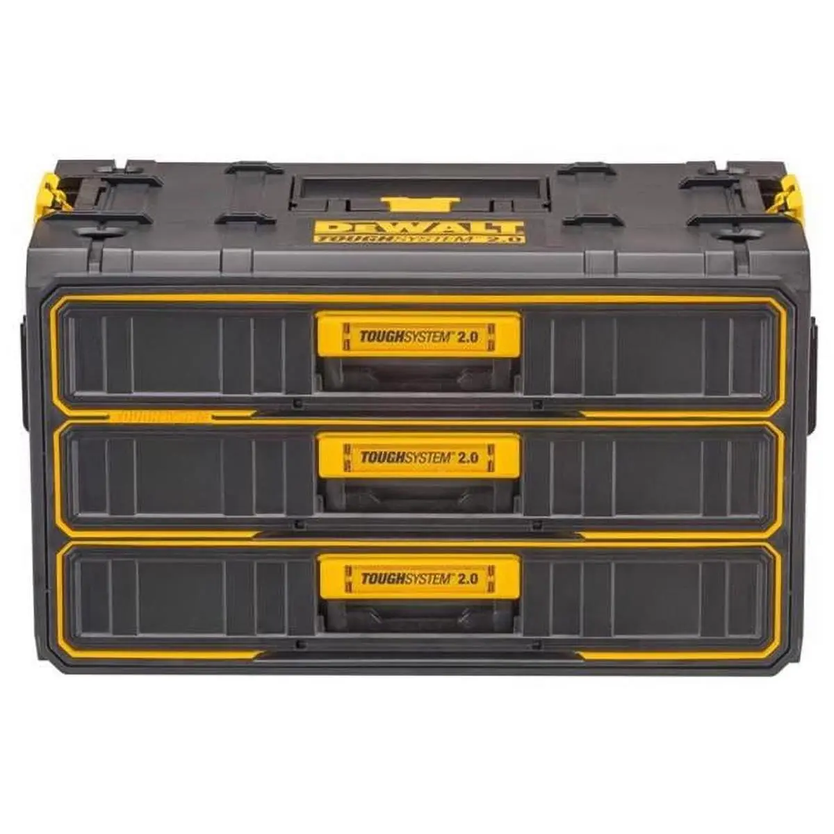 212 MAIN Portable Tool Box, 21.3 in. Drawer Tool Organizer with Durable Metal Construction, Auto-Latch Locks, IP65 Rating, Black & Yellow Jobsite Toolbox for Mechanics (ZAG Industries USA 2030066), Tool Kit, Construction Tool Organizer
