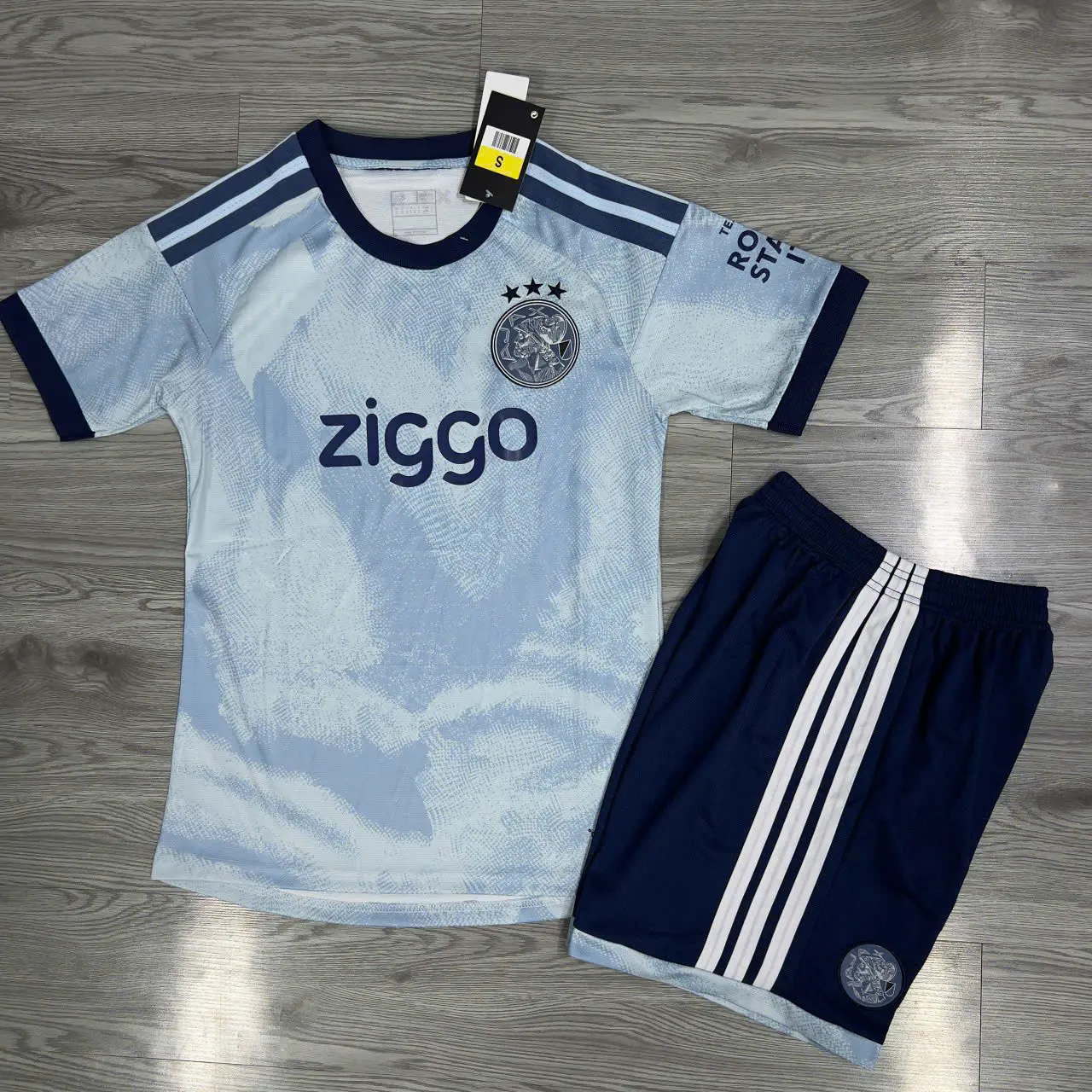 Ajax 2026/27 Fan Version Away Soccer Uniform Jersey and Shorts Set for Fans