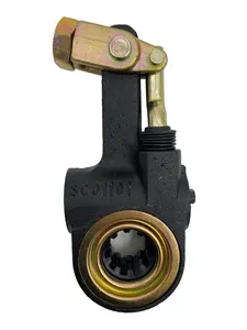 TORQUE AS1133 Automatic Brake Slack Adjuster 1.5" Diameter, 10 Spline Teeth 6" Lever w/collar lock clevis (Replaces Meritor R801042 R803106 Accuride Gunite Freightliner Mack 1133) (TR1133)
