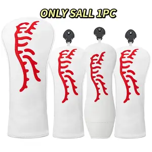 Durable Waterproof Golf Club Head Cover, Abstract Tiger Design, Safe Protection Accessory for Your Golf Clubs