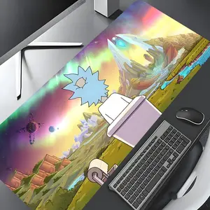 Cartoon Pattern Mouse Pad, Rectangle Gaming Mouse Pad, Non-slip Rubber Base Mousepad, Office Desk Keyboard Mouse Mat for Home Office Game Room Desk, Desk Accessories