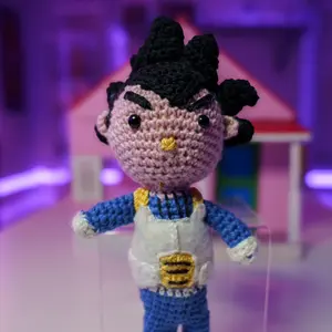 Vegeta Amigurumi - Handmade Stuffed Toy