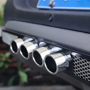 Car Exhaust Port Rear Bumper Decoration Set, Transform Your Car Into a Sports Look, Easy Car Exterior Upgrade, Performance Vehicle Appearance, Car Decals