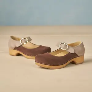 Bonny Mary Jane Chocolate/Taupe