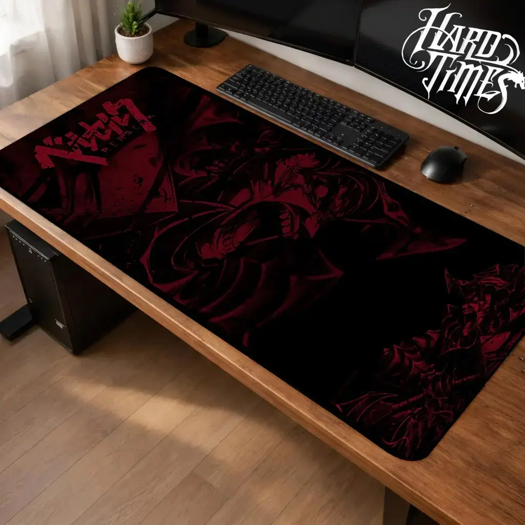Guts Berserk Gaming Mouse Pad Personal, Custome, Anime Desk Mat Extended Keyboard Pad Waterproof Non Slip Rubber Base Large Mousepad for PC Gamer Setup Desk Accessories 40x21 Inch,Office Gifts, Decor desktop