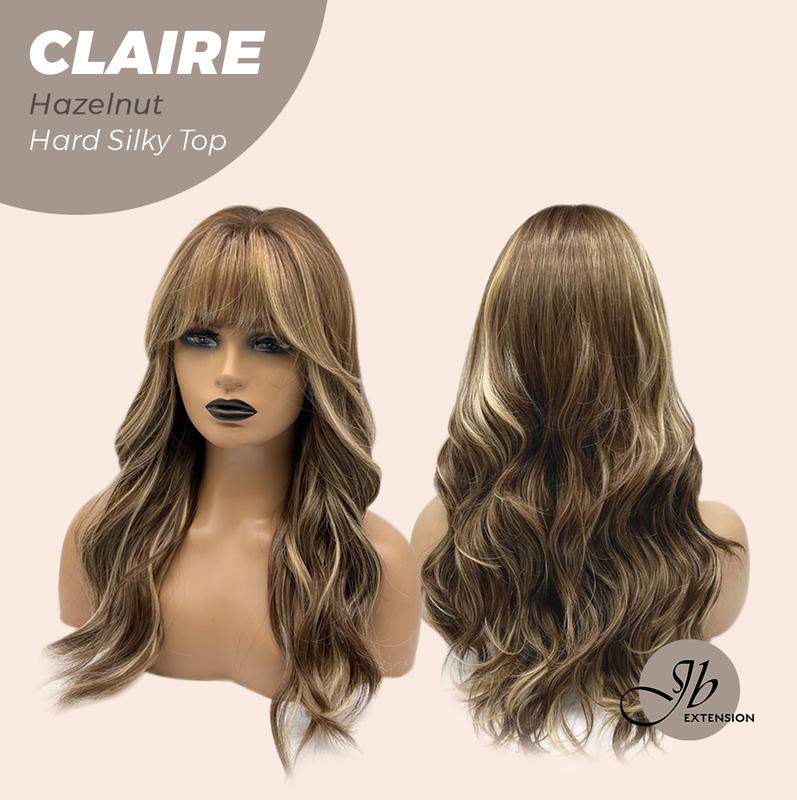 JBEXTENSION 22 Inches Scalpiana 3.5X4 Hard Silky Top Natural Scalp Effect Fashion Women Wig CLAIRE SILKY TOP