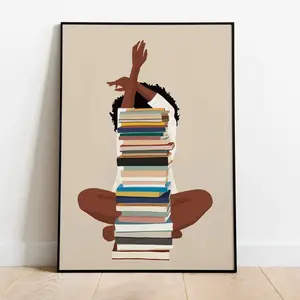 [UNFRAMED POSTER] Black Woman Art, Black Art Print, Black Wall Art, African American Wall Art, Wall Decor., Printable Wall Art, Room Decor