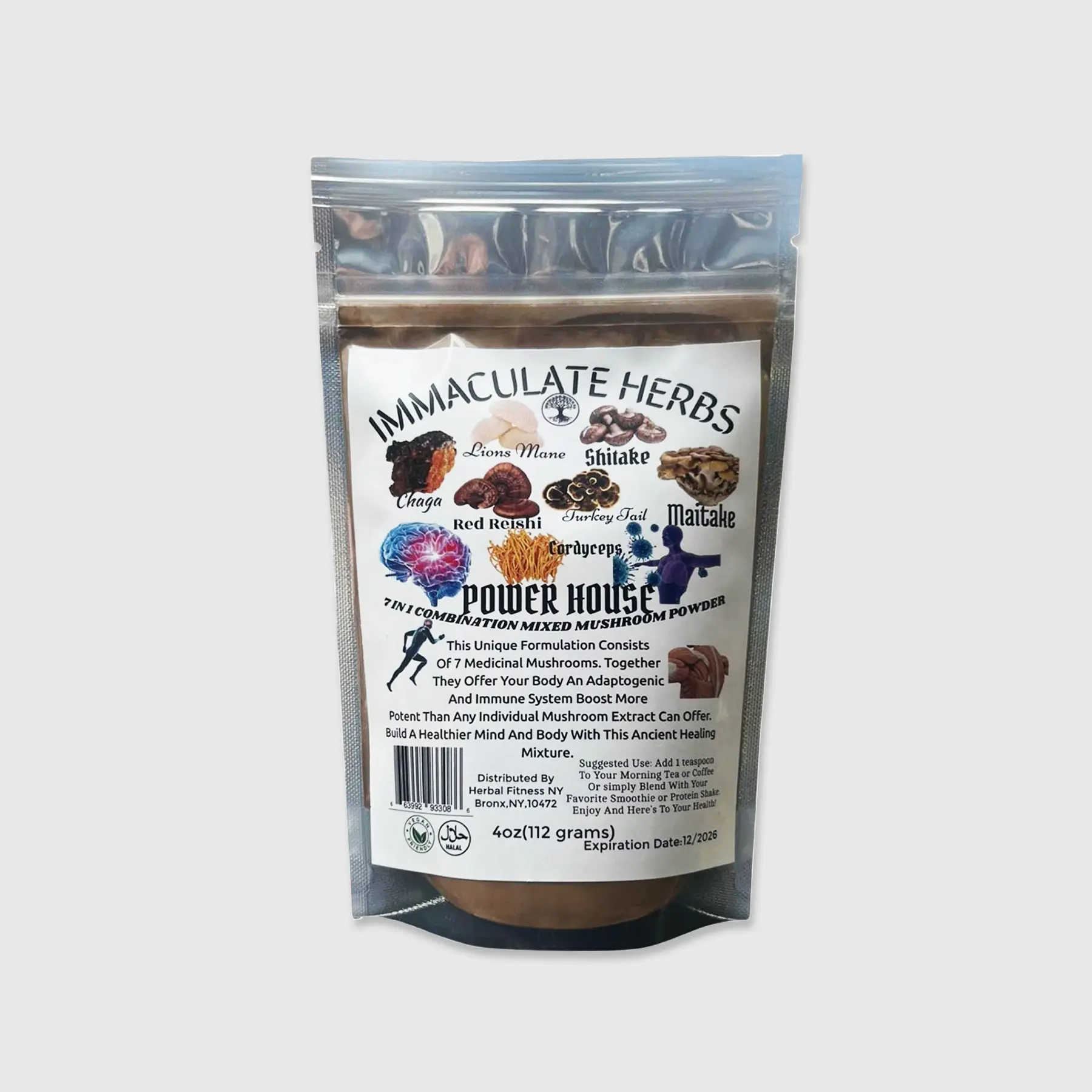 7 in 1 Mushroom Mix Power House Powder