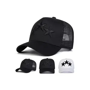 Men's Adjustable Mesh Baseball Cap, Street Style Snapback Hat, Graphic Trucker Hat for Daily Wear & Outdoor Activities, Casual Fashion Accessory