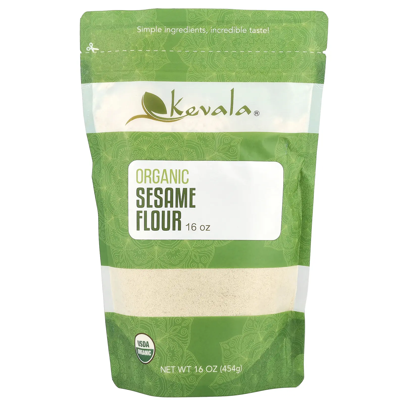 Kevala Organic Sesame Flour, 16 oz (454 g) Kevala Organic Sesame Flour, 16 oz (454 g)