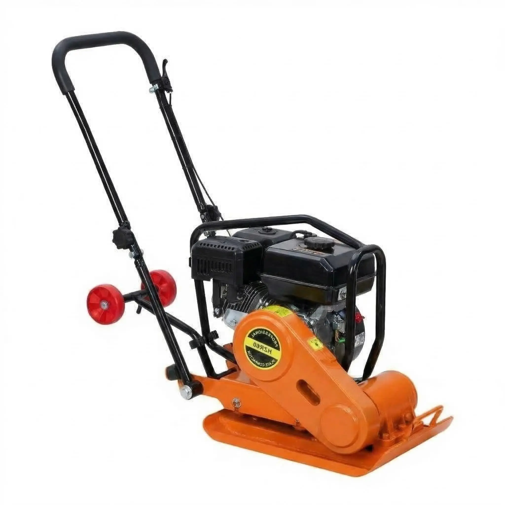 Garvee 7HP Gas Plate Compactor, 212CC Powerhouse w/ 5600 VPM & 4200 Lbs Compaction Force, 22.1" Steel Plate, Built-In Wheels for Easy Move, Ideal for Asphalt, Soil, Pavers & Landscaping