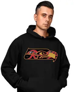 Rainer Hawk hoodie or t-shirt.